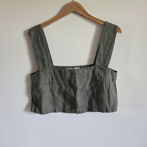 Sage Linen Women's Top